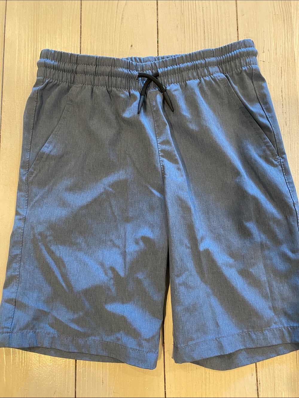 Nautica Men's Slate Blue Elastic-Waist Drawstring Shorts